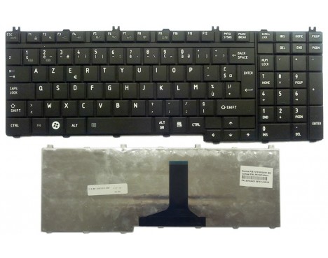 clavier azerty toshiba qosmio g50 g55 f50