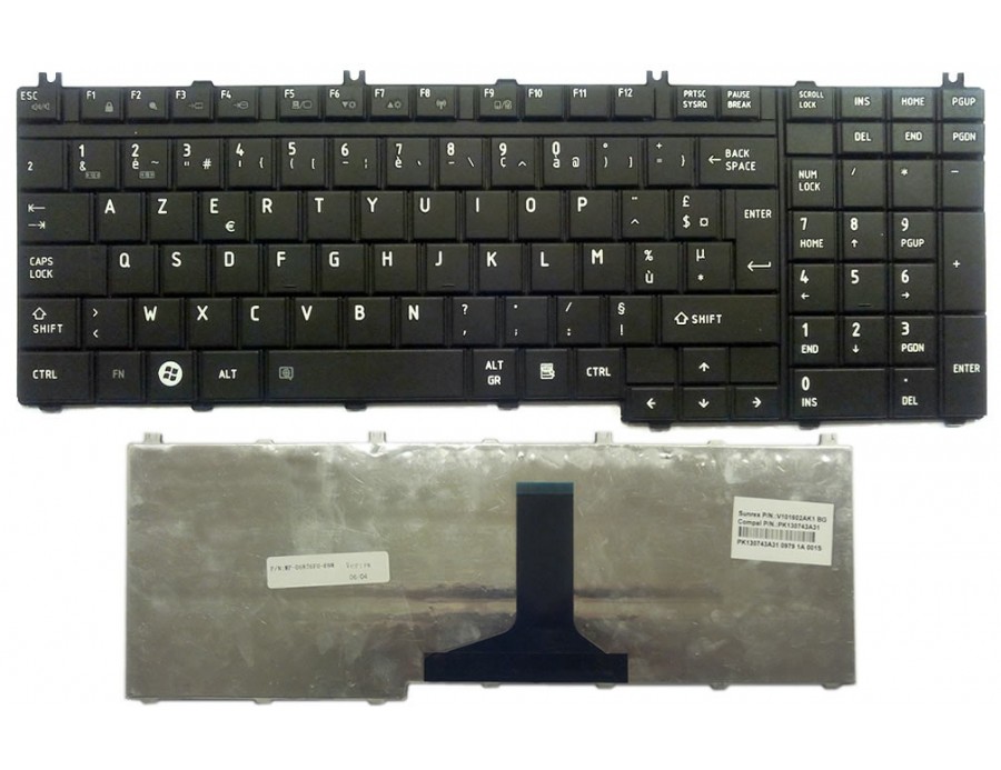 clavier toshiba satellite pro p500 series nsk-tbq0f clavier toshiba satellite pro p500 series nsk-tbq0f