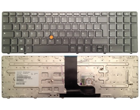 clavier pc portable hp elitebook 8560w 8570w