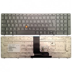 clavier hp elitebook 8570w series 652682-051