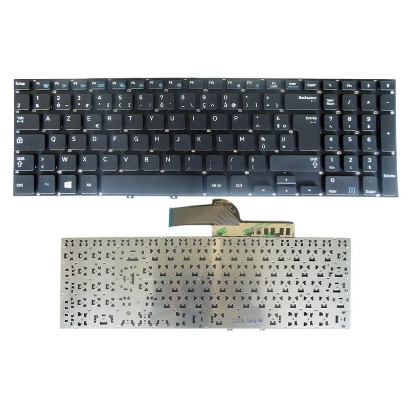 azerty clavier pour pc portable samsung np350e5c np350v5c np355e5c np355v5c