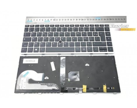 clavier azerty pour hp elitebook 745g5 846g5