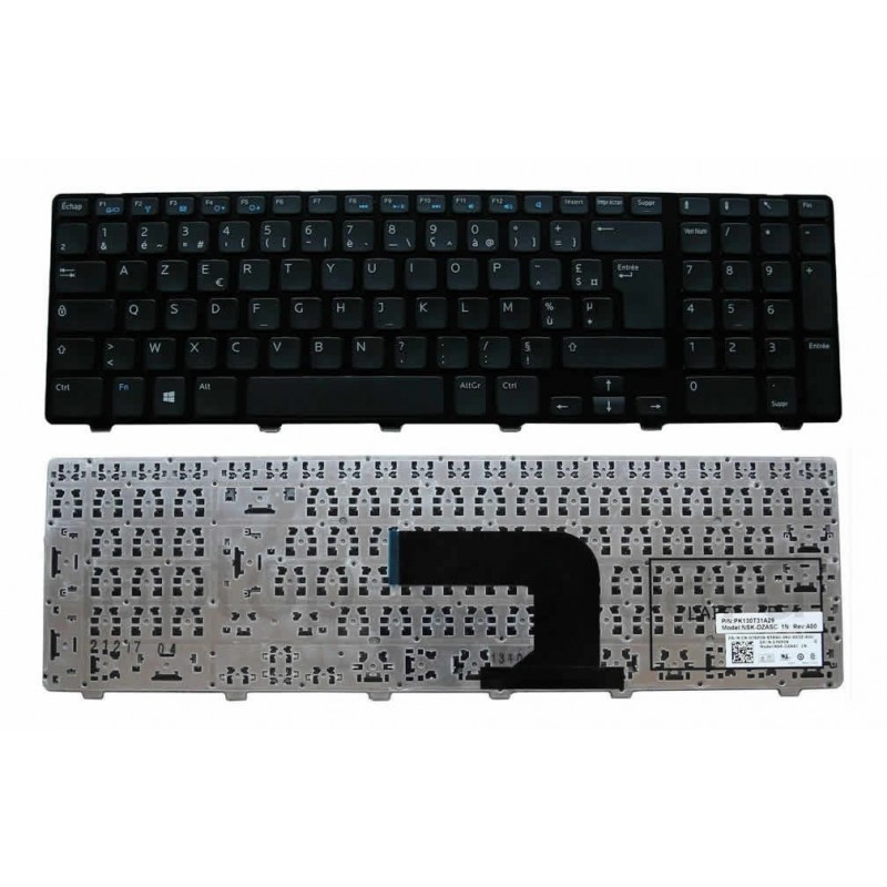 clavier azerty dell inspiron 17r-3721 series pk130t31b12