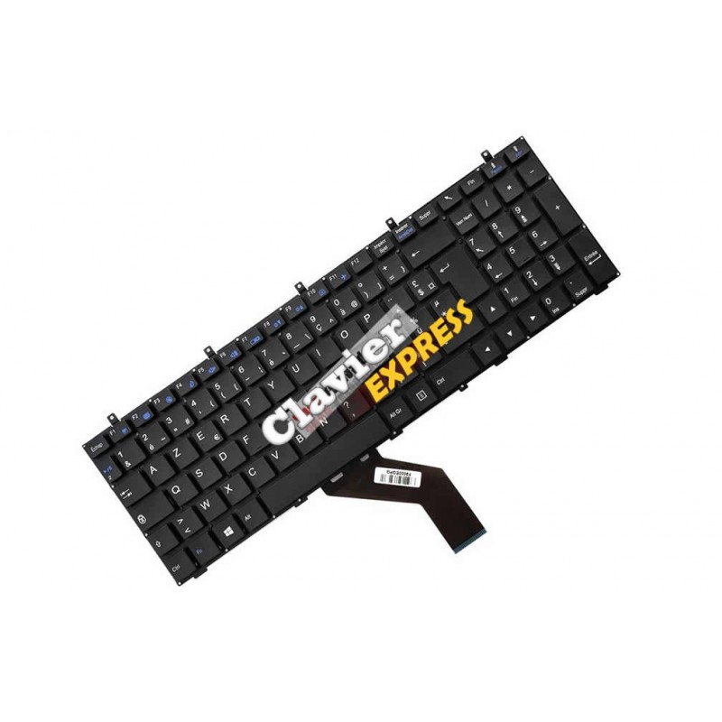 azerty clavier pour pc portable laptop clevo w670 w670s