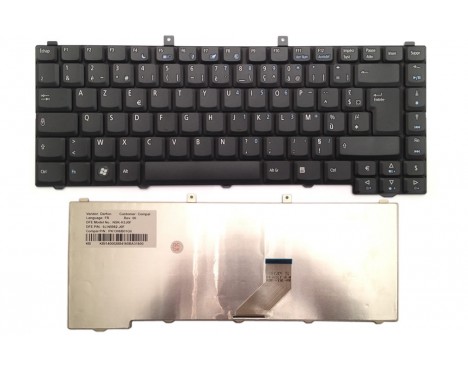 clavier acer travelmate 4100 series pk1306b01g0
